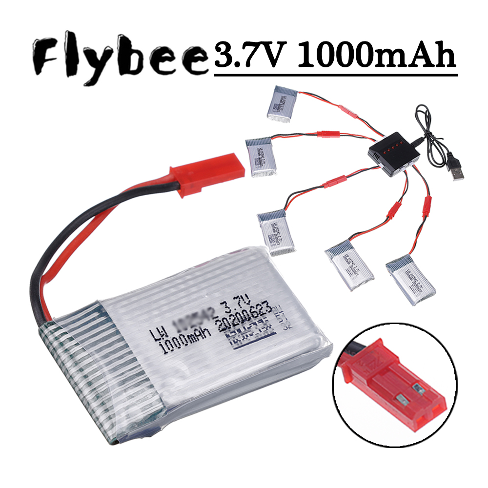 Drone Battery Charger - Akumulator Lipo 3.7V 1000mAh z ładowarką